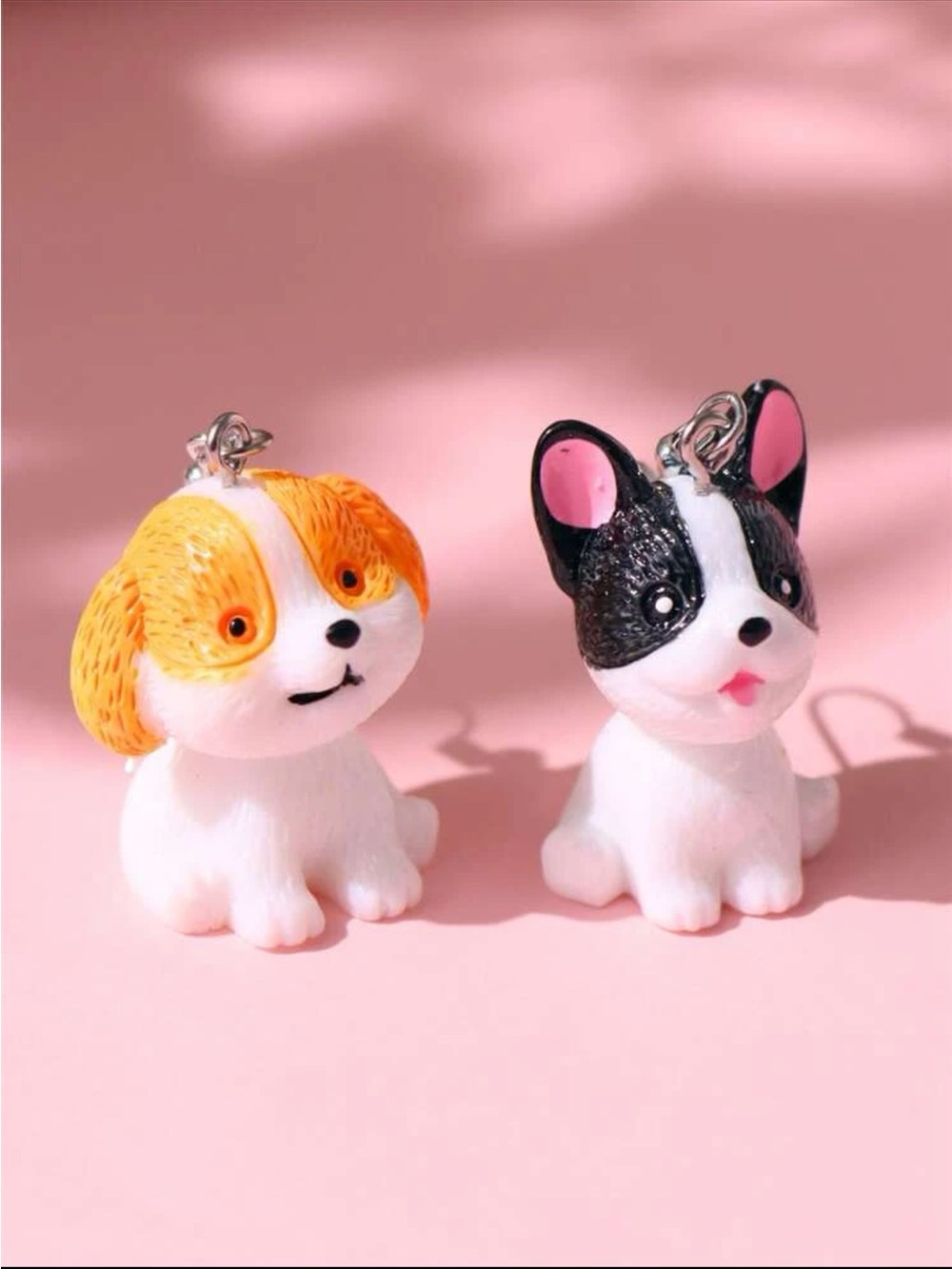 🐕 Adorable Mismatched Doggy Dog Puppy Pup 3D Toy Earrings 🐶